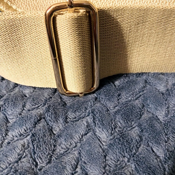 ahdorned pebble grain vegan leather crossbody bag with guitar strap incl… - Picture 7 of 14